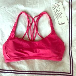 Lululemon Free to Be Zen pink bra sz 6 w tag